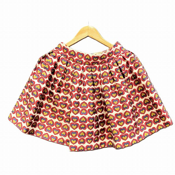 Alice and Olivia Multicolor Heart Skirt