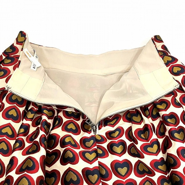 Alice and Olivia Multicolor Heart Skirt