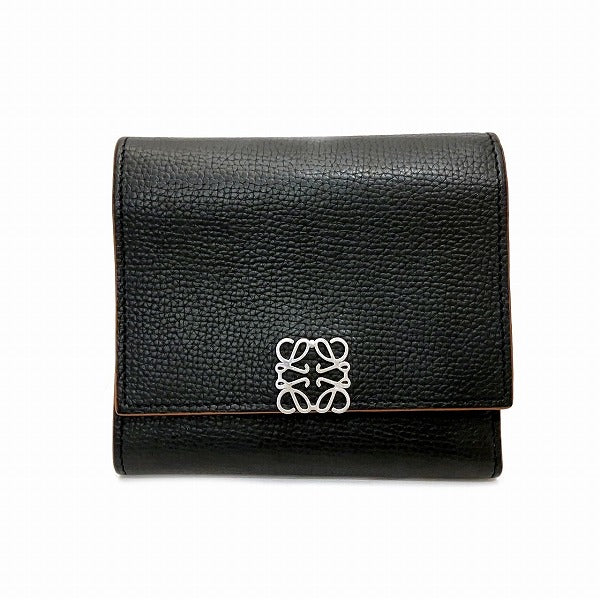 Loewe Leather Trifold Wallet C821TR2X02 in Good Condition