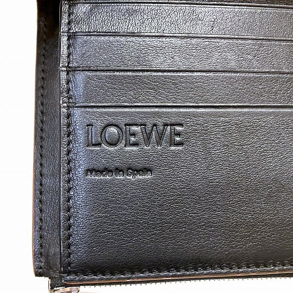 Loewe Leather Trifold Wallet C821TR2X02 in Good Condition