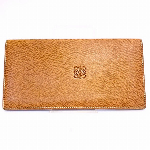 Loewe Leather Bifold Long Wallet in Good Condition