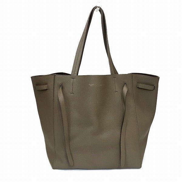 Celine Soft Grain Calf Cabas Phantom Small Tote Bag 176023 in Good Condition