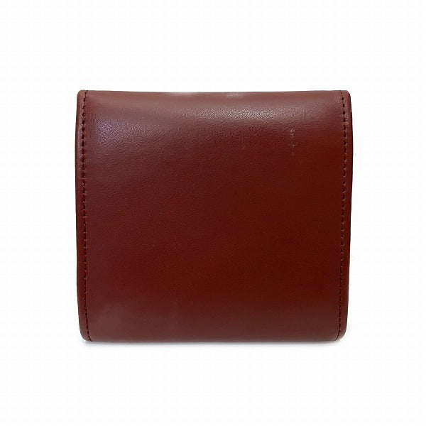 Cartier Leather Square Coin Case in Good Condition