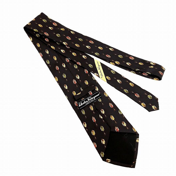 Salvatore Ferragamo Silk Navy Tie