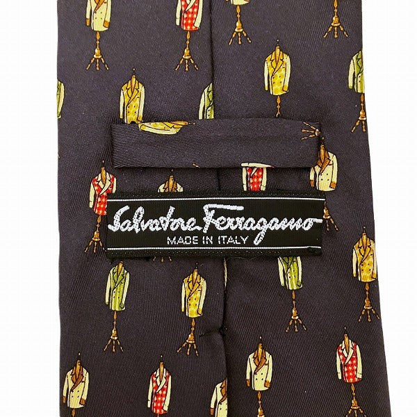 Salvatore Ferragamo Silk Navy Tie