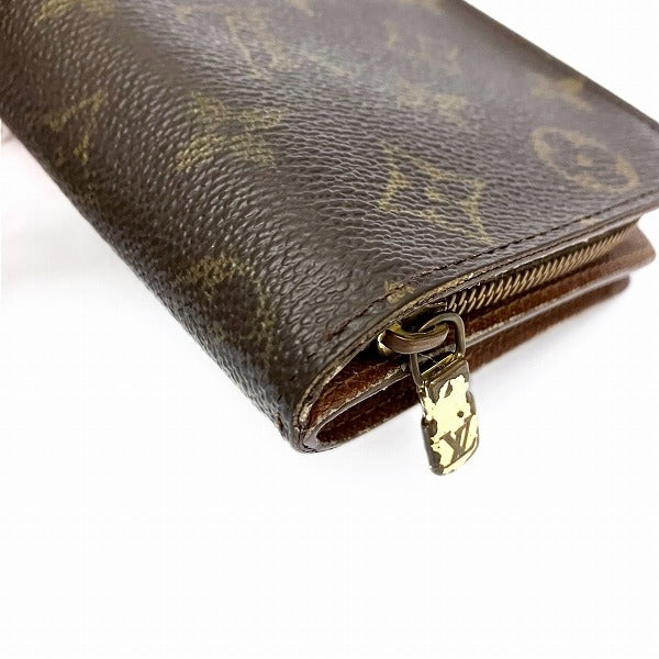 Louis Vuitton Monogram Compact Zip Wallet M61667 in Fair Condition