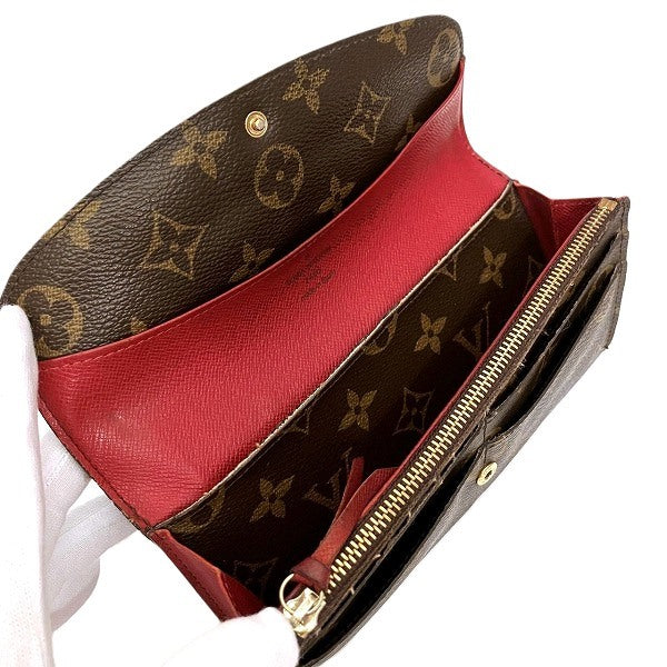 Louis Vuitton Monogram Emilie Long Wallet M60697 in Fair Condition