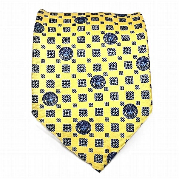 Versace Silk Medusa Icon Tie for Men in Great Condition