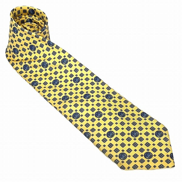 Versace Silk Medusa Icon Tie for Men in Great Condition