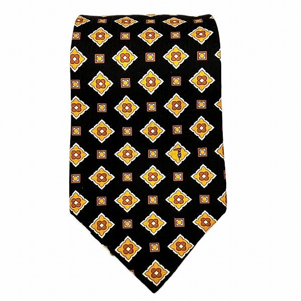 Trussardi Black Silk Necktie for Men