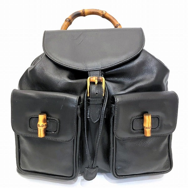 Gucci Bamboo Leather Backpack 2058