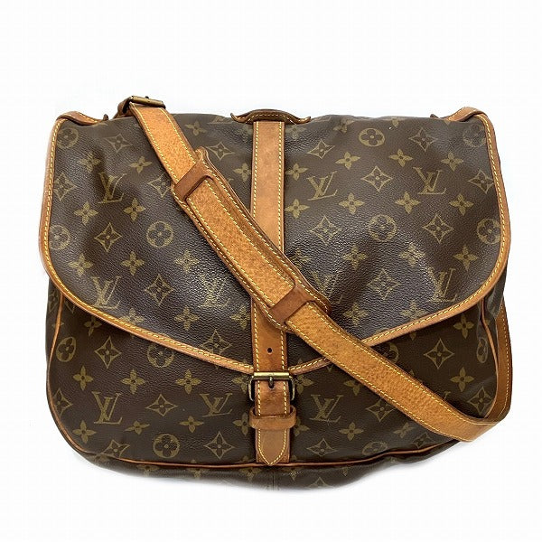 Louis Vuitton Monogram Saumur 35 Shoulder Bag M42254 in Good Condition