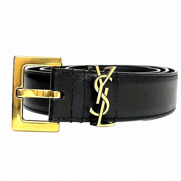 Yves Saint Laurent Cassandra Leather Belt 612616 in Good Condition