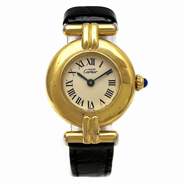 Cartier Must Colisee Vermeil Quartz Watch 590002 in Good Condition