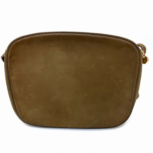 Salvatore Ferragamo Vara Suede Leather Shoulder Bag