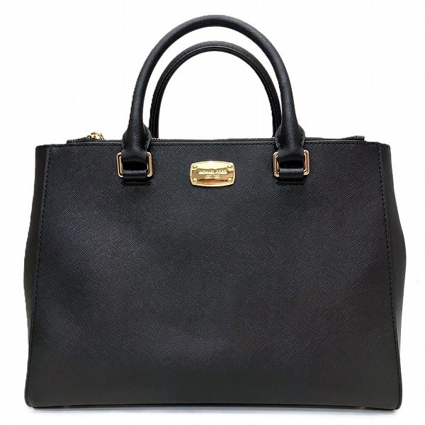 Michael Kors Black Leather Handbag for Women