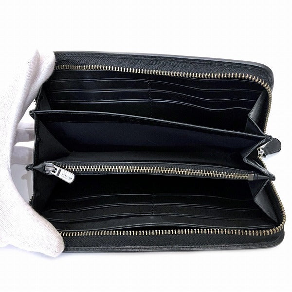 Coach Leather Accordion Zip Wallet F54000 in Good Condition