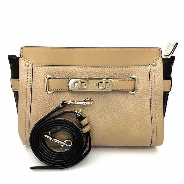 Coach Swagger Leather Wristlet Shoulder Bag 53107