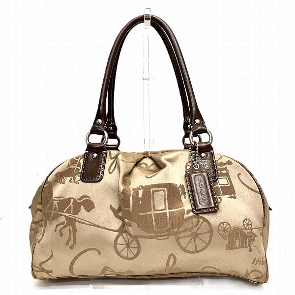 Coach Horse and Carriage Satchel Bag F14481