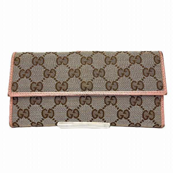 Gucci GG Canvas Leather Bifold Wallet 231841