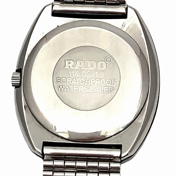 Rado Diastar Day-Date Quartz Men's Watch 114.0391.3 in Good Condition