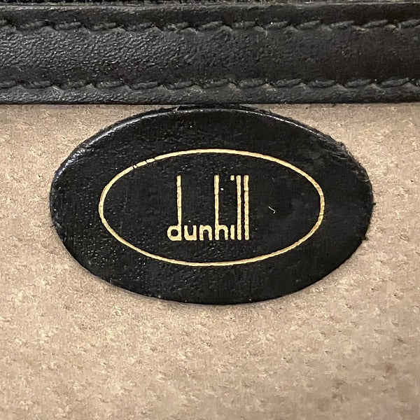 Dunhill Leather Dial Lock Clutch Bag in Good Condition