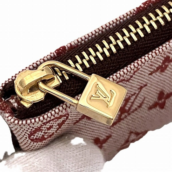 Louis Vuitton Monogram Mini Pochette Cle Key Case in Good Condition