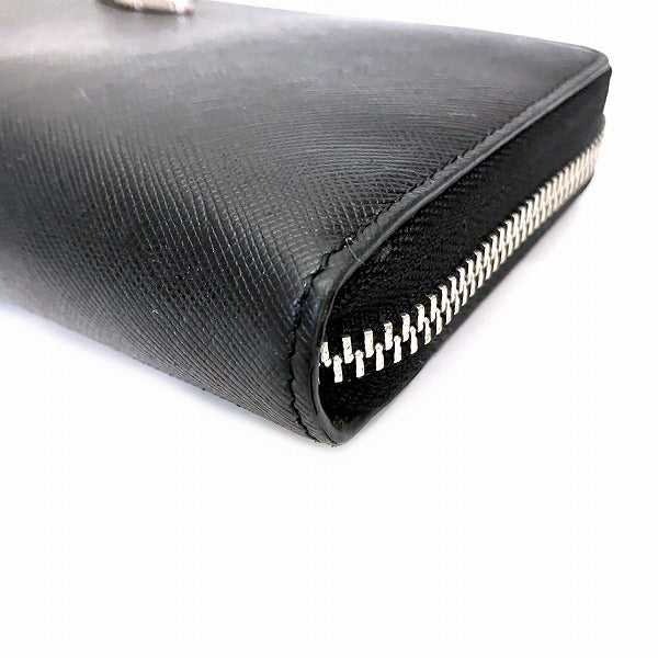 Vivienne Westwood Leather Zip Around Wallet in Good Condition