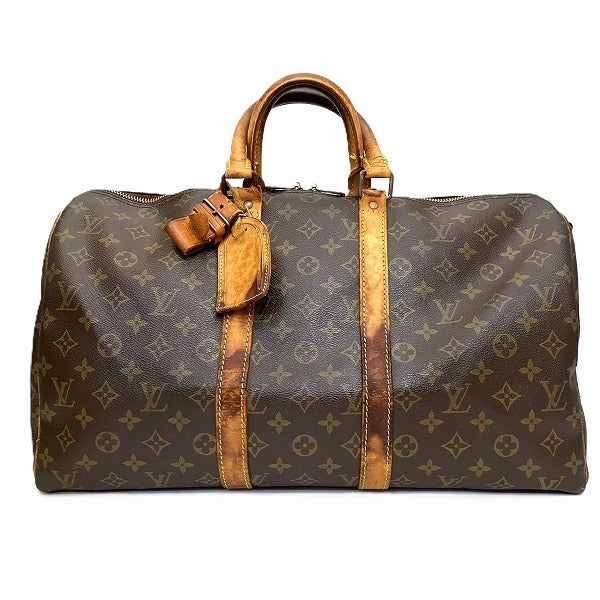 Louis Vuitton Monogram Keepall Bandouliere 45 Bag in Fair Condition