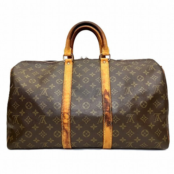 Louis Vuitton Monogram Keepall Bandouliere 45 Bag in Fair Condition