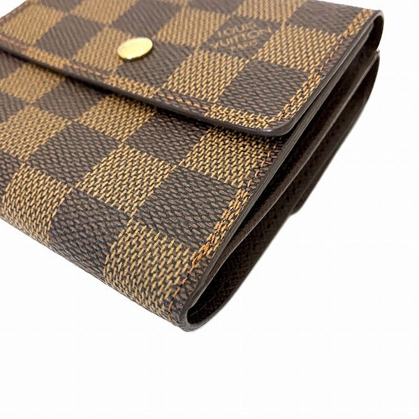 Louis Vuitton Damier Wallet N61652 in Great Condition