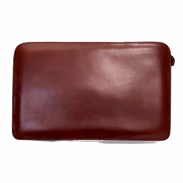 Cartier Must Line Leather Clutch Bag in Fair Condition