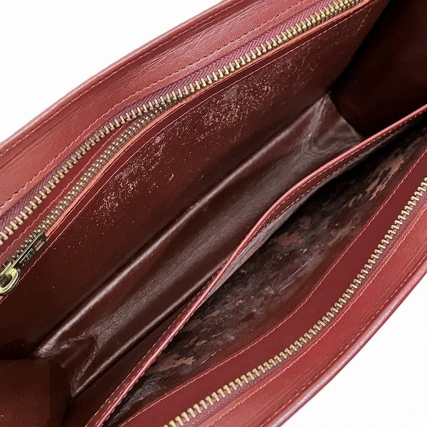 Cartier Must Line Leather Clutch Bag in Fair Condition