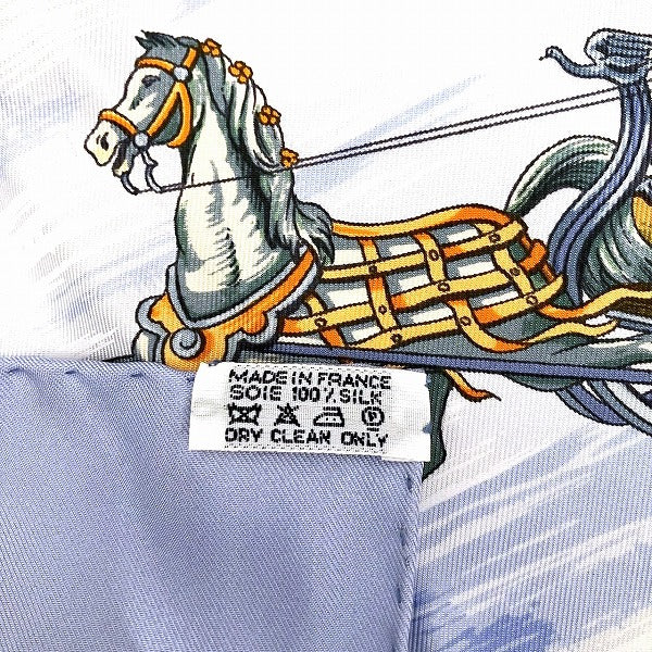 Hermes Silk Scarf Sled and Skate