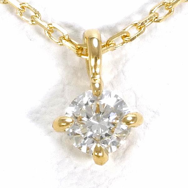 K18YG Yellow Gold Diamond Necklace