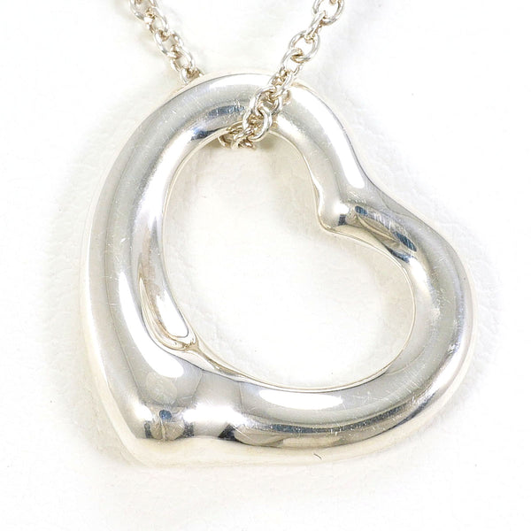 Tiffany & Co. Open Heart Silver Necklace