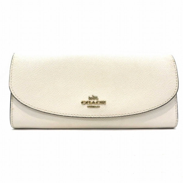 Coach Crossgrain Leather Long Wallet F54009