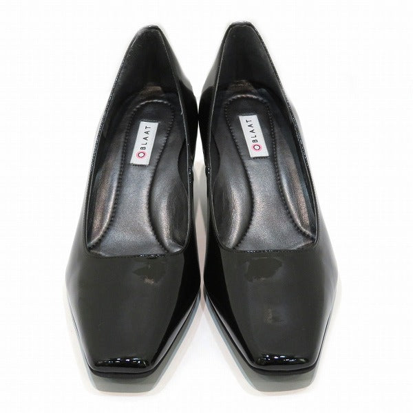 Oblate Patent Leather Pumps Shoes