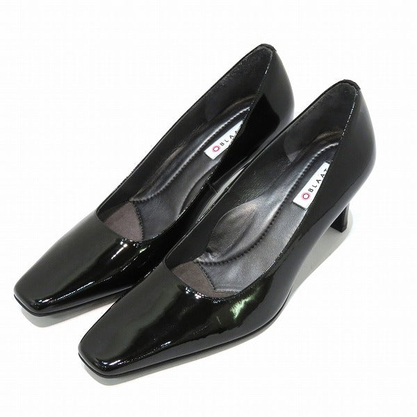 Oblate Patent Leather Pumps Shoes