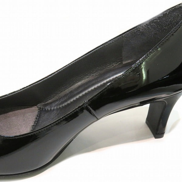 Oblate Patent Leather Pumps Shoes