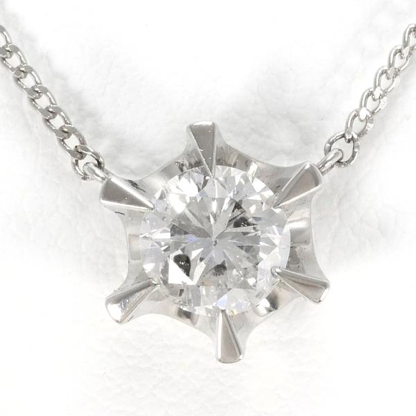 PT850 Platinum Diamond Necklace 0.640ct