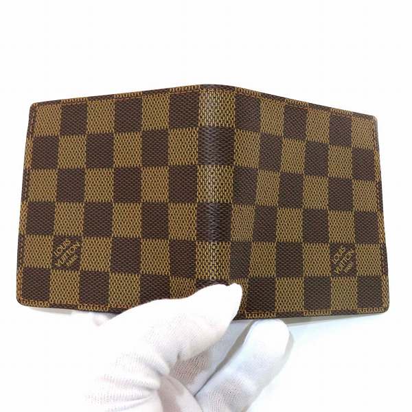 Louis Vuitton Damier Portefeuille Marco Wallet N61675 in Great Condition