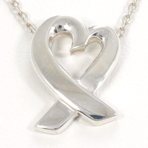 Tiffany & Co Loving Heart Silver Necklace in Excellent Condition