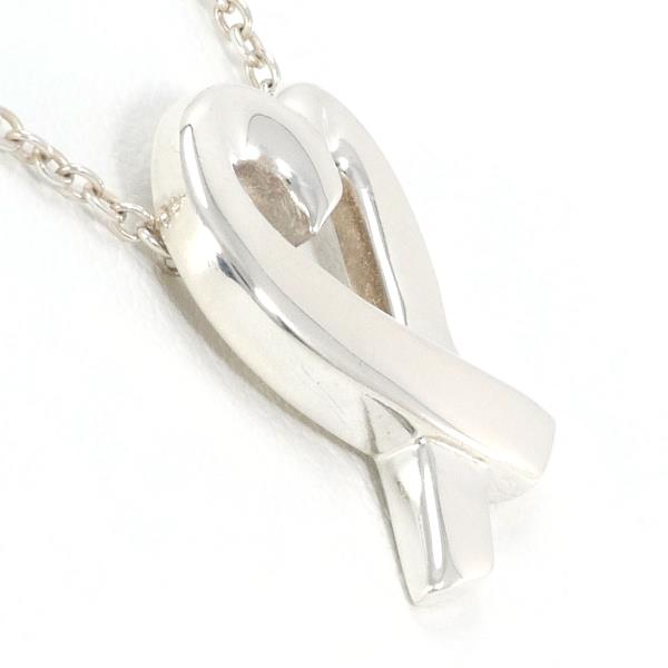 Tiffany & Co Loving Heart Silver Necklace in Excellent Condition