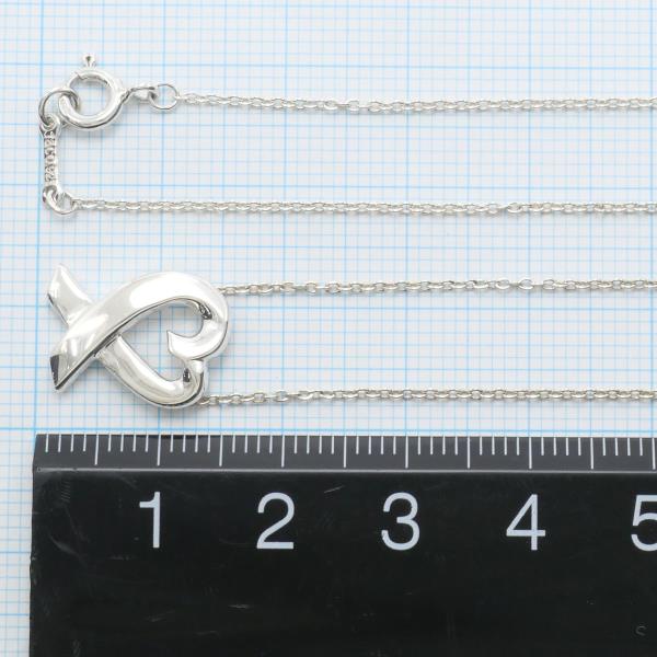 Tiffany & Co Loving Heart Silver Necklace in Excellent Condition