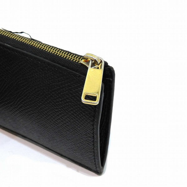 Celine Calf Leather Compact Zip Card Holder 10B683BEL in Fair Condition