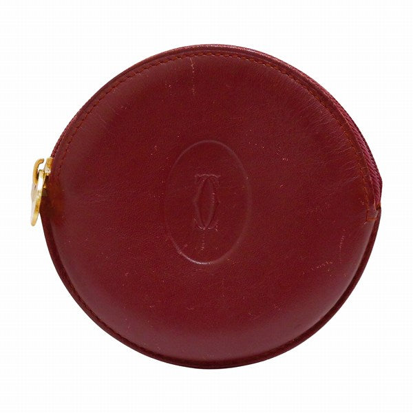 Cartier Must Line Leather Coin Case