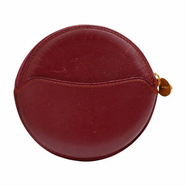 Cartier Leather Coin Case AX6469 in Good Condition