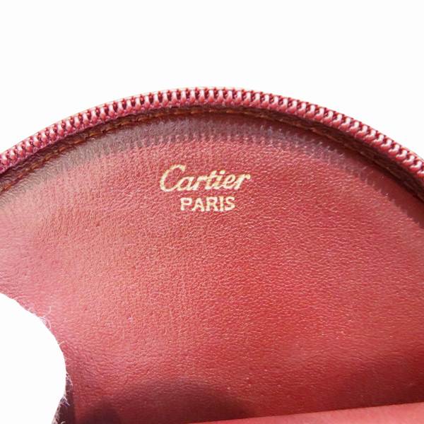 Cartier Leather Coin Case AX6469 in Good Condition