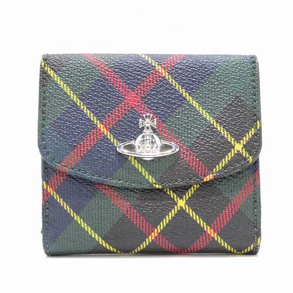 Vivienne Westwood Derby Trifold Wallet 51150010 in Good Condition